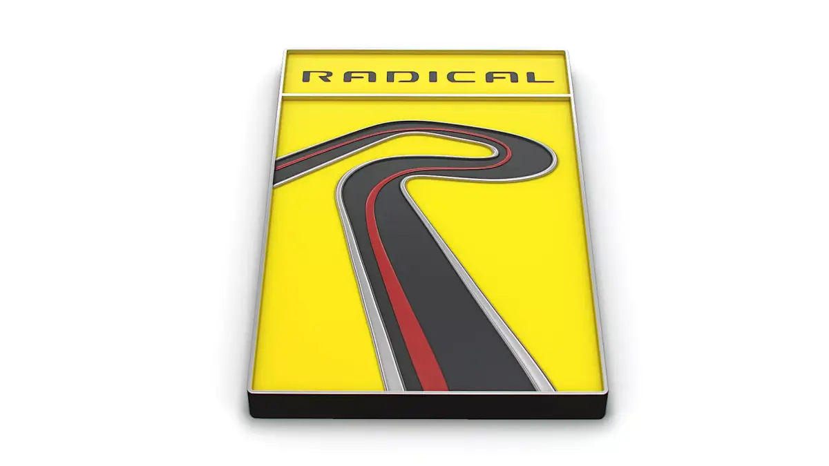 Radical logo 3D model