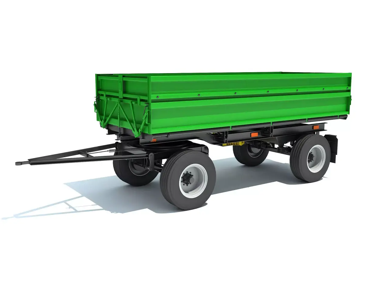 Farm Trailer 3D model