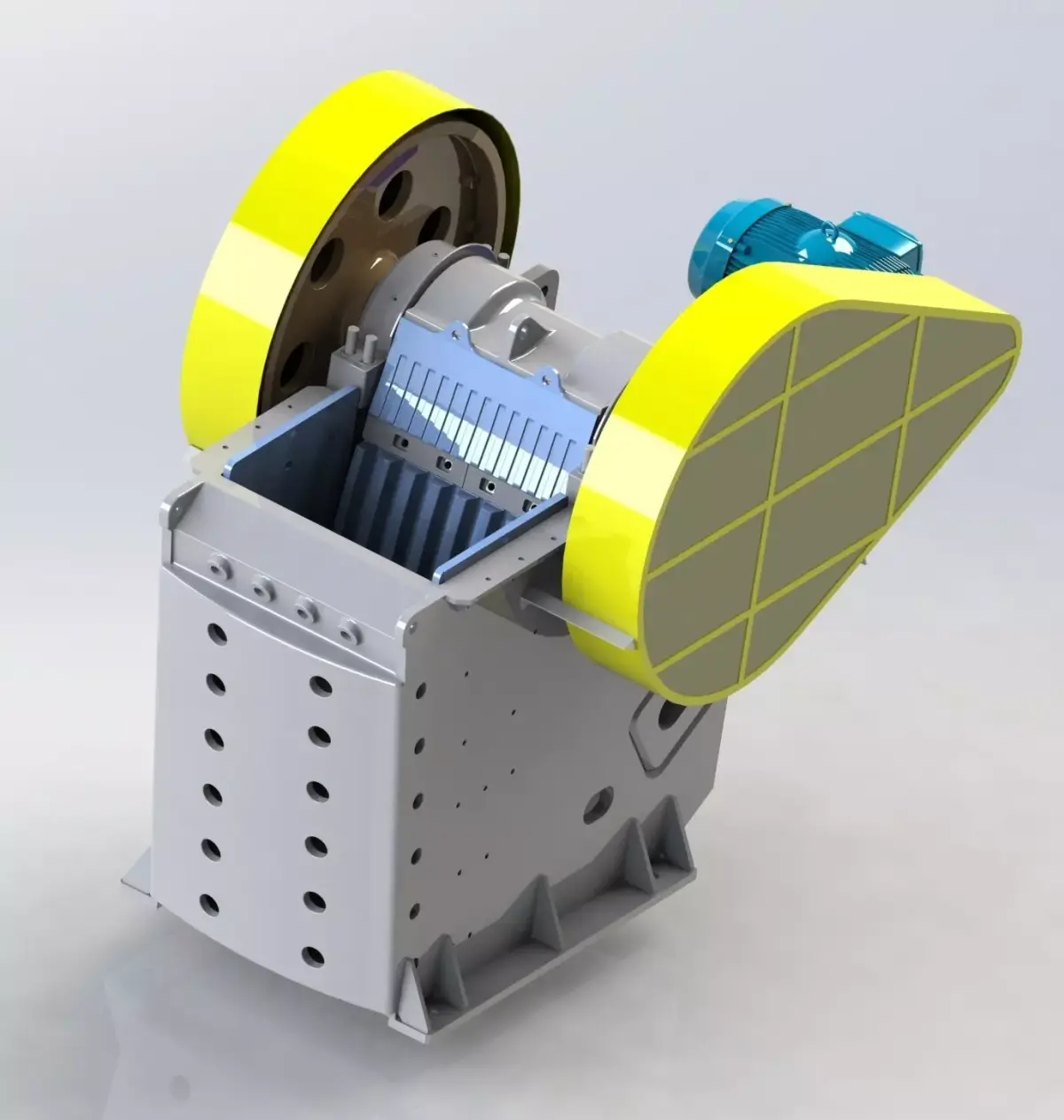 OMNI OC11090 JAW CRUSHER 3D and 2D model 3D model