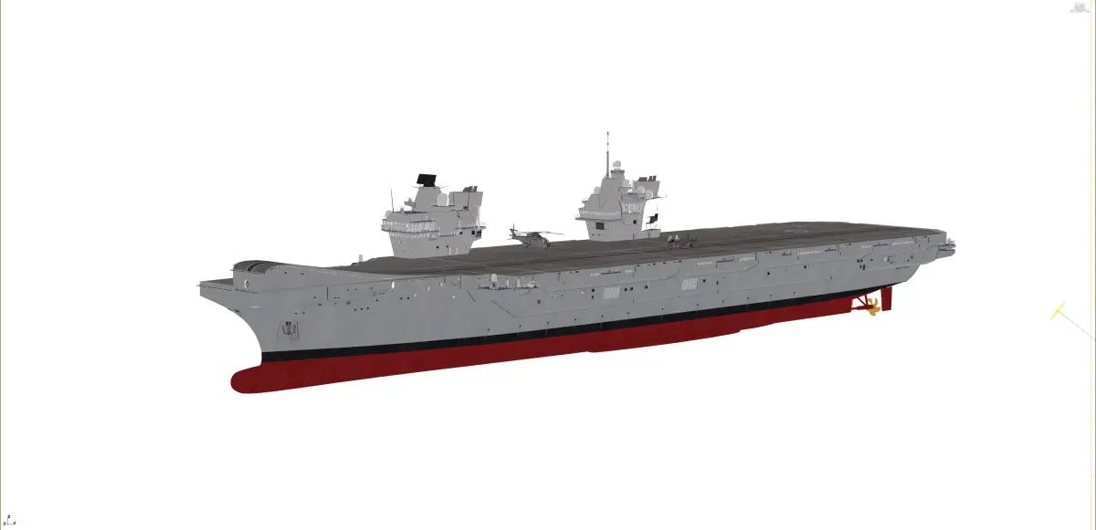 HMS Queen Elizabeth Aircraft carrier 3D model 3D model