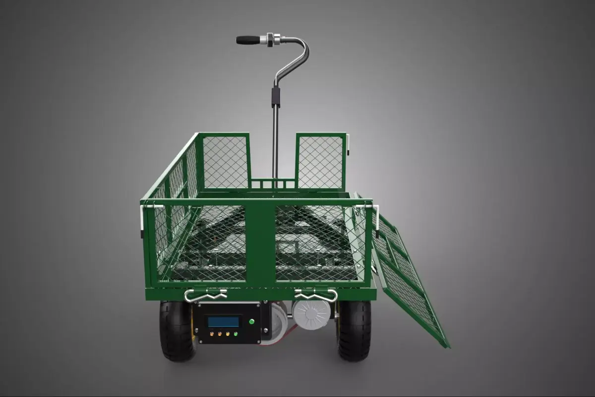 GARDEN AGRICULTURE FARM ELECTRIC CART WAGON TROLLEY WHEELBARROW 3D model