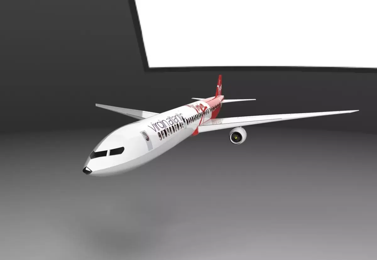 boeing 777 Free 3D model purchase