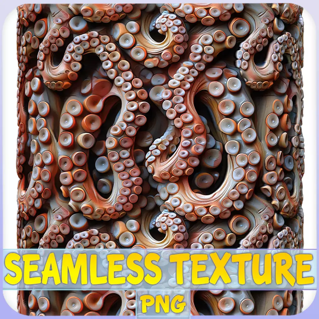 Octopus Seamless Texture Texture from CGTrader