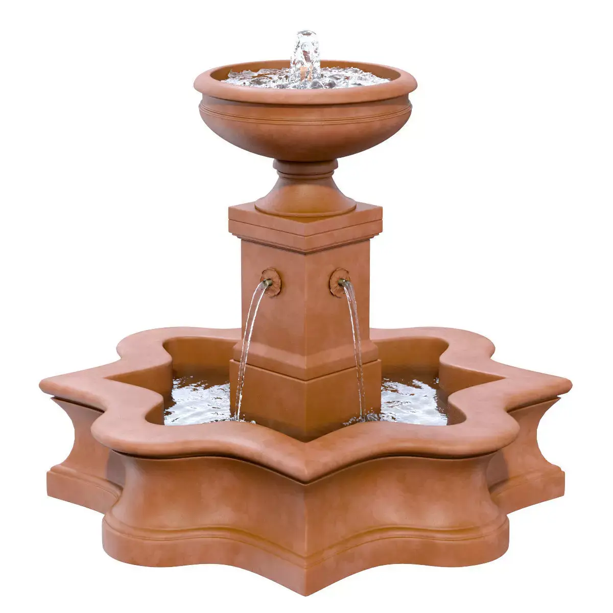 Campania - Beauvais Fountain 3D model