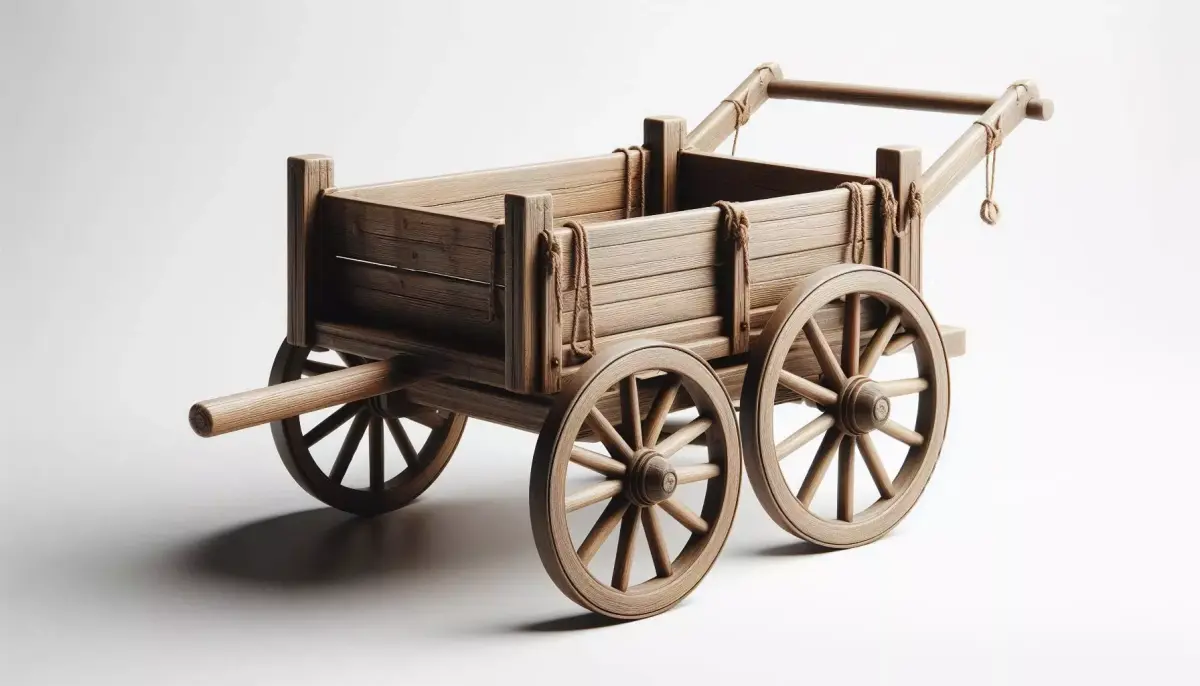 Wooden Cart 3D Printable Model 3D print model get