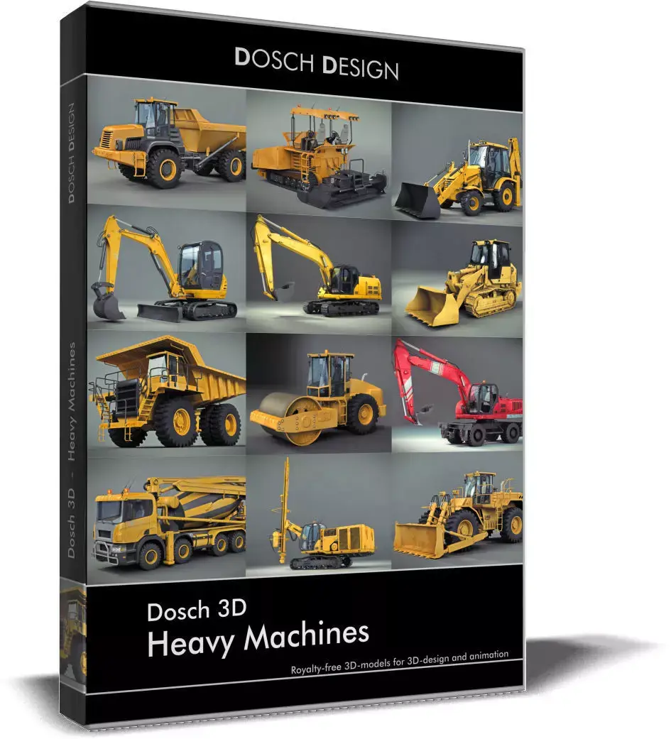 Dosch 3D - Heavy Machines 3D model