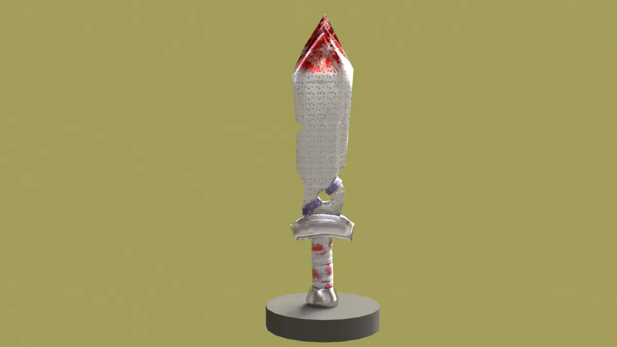 Sword low poly game ready Low-poly 3D model