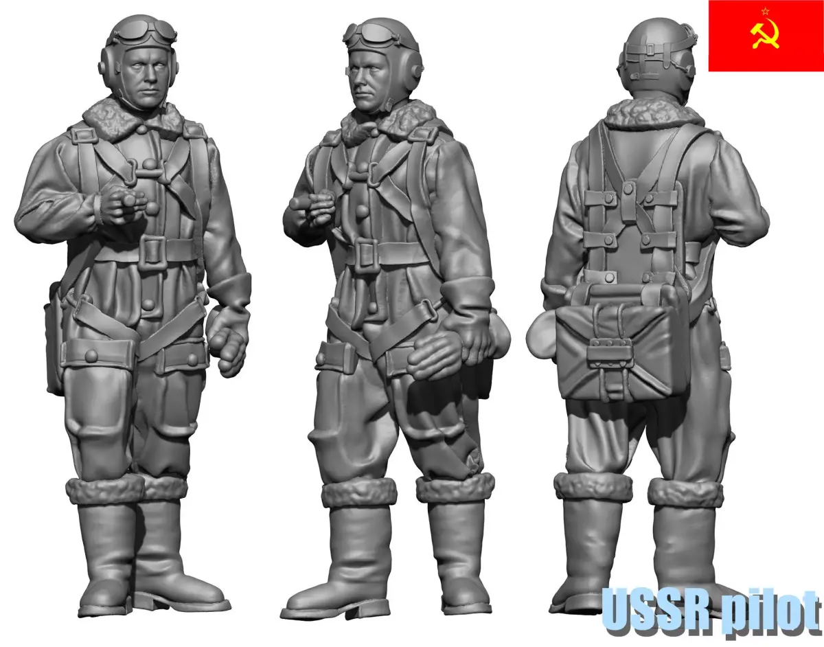 Ussr Pilot  3D print model
