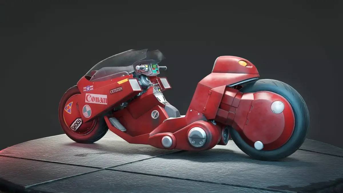 Akira Motorcycle Low-poly 3D model buy