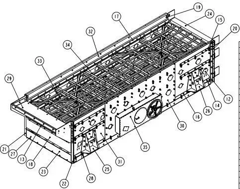 7037 HORIZANTAL SCREEN 3D model