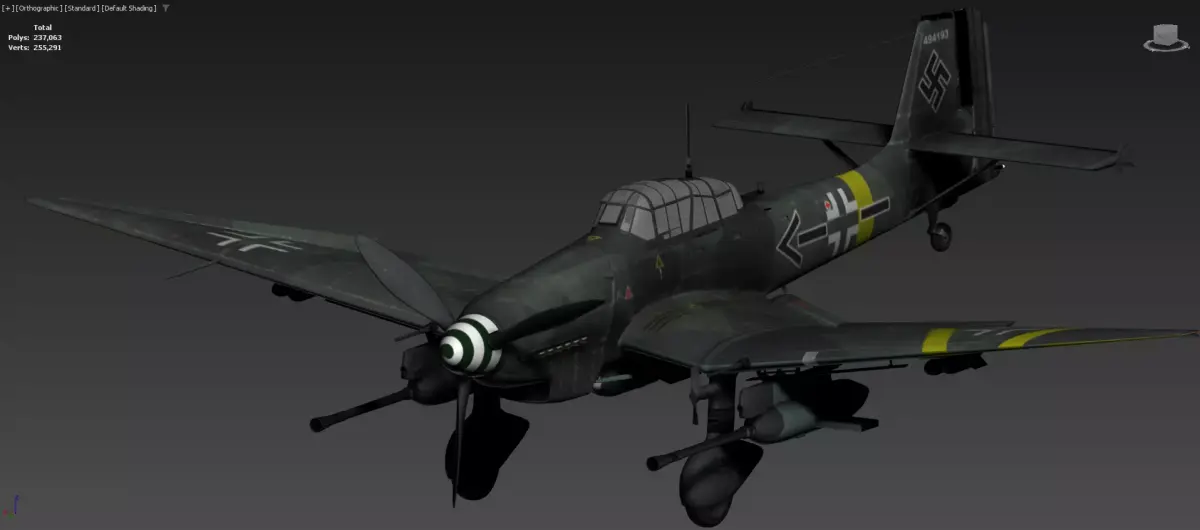 Ju87D - Ju87G2 Stuka 3D model