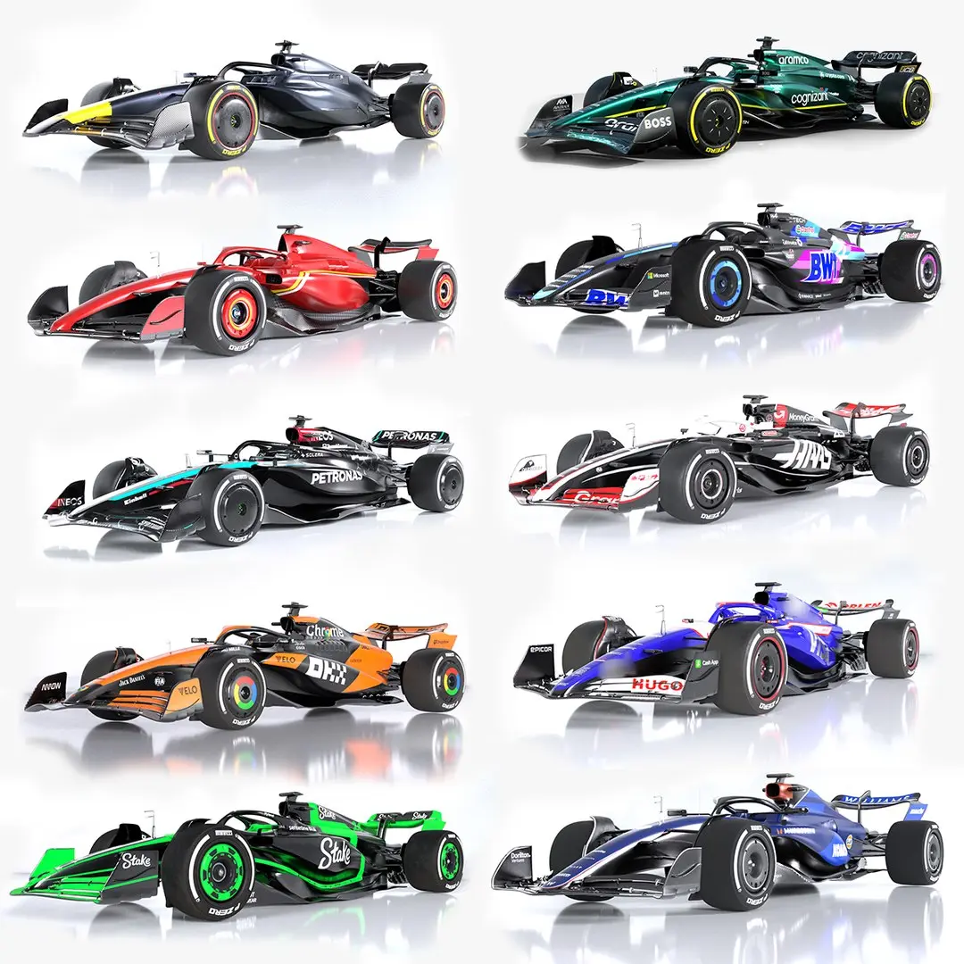 F1 2024 car pack1 3D model