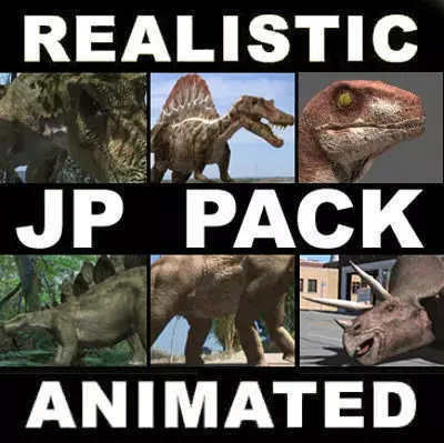 MY SPECIAL DINOSAUR PACK - rex 3d model 3D model