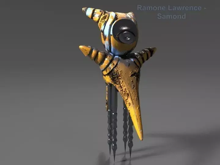 IQ  Robot 3D Model  Free 3D print model