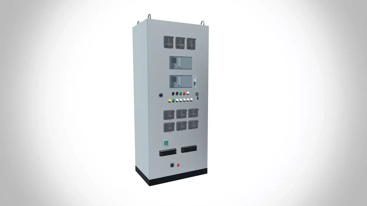 Control Panel Low-poly 3D model order