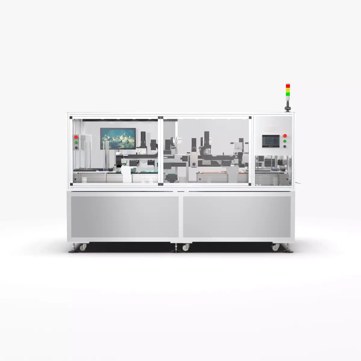 Automatic Film Fingerprint Recognition Assembly Machine 3D model