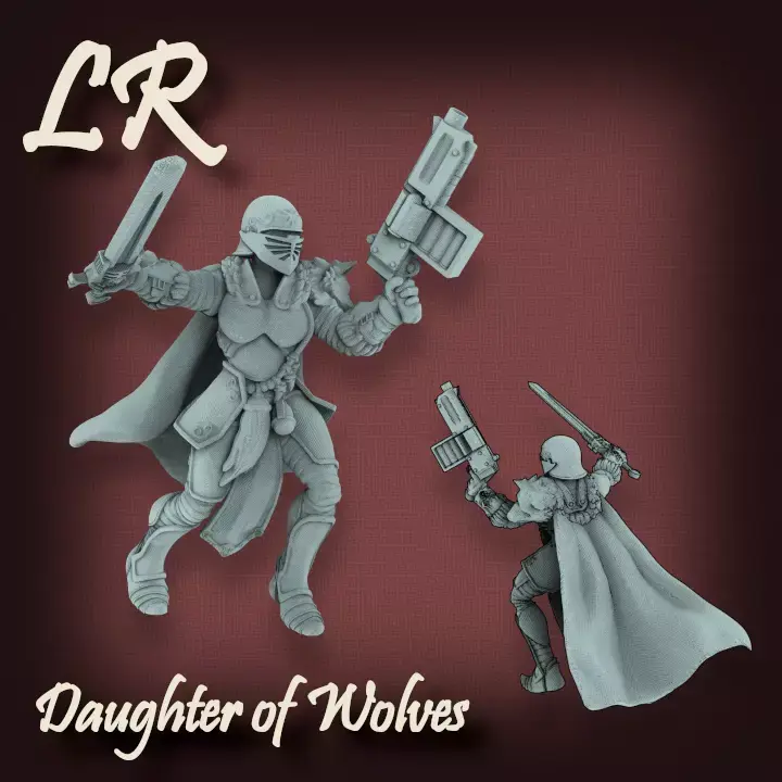 Daughter of Wolves Sergeant  Free 3D print model