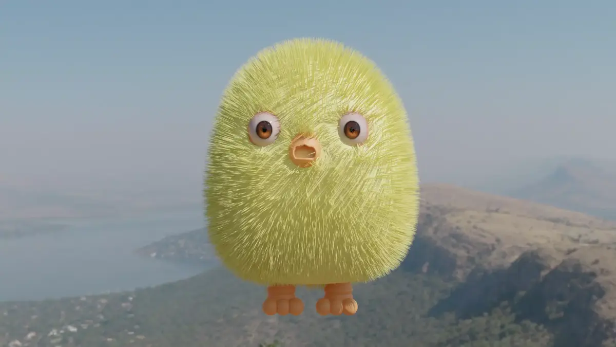 Realistic 3D Chicken Cute Chicken Model Low-poly 3D model