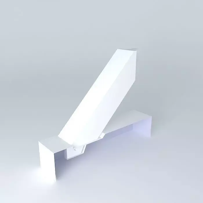 hidden interface beam brace connection Free 3D model