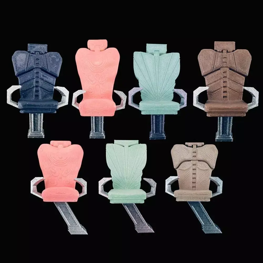 USS Bridge Control Center Console Chairs 3D print model