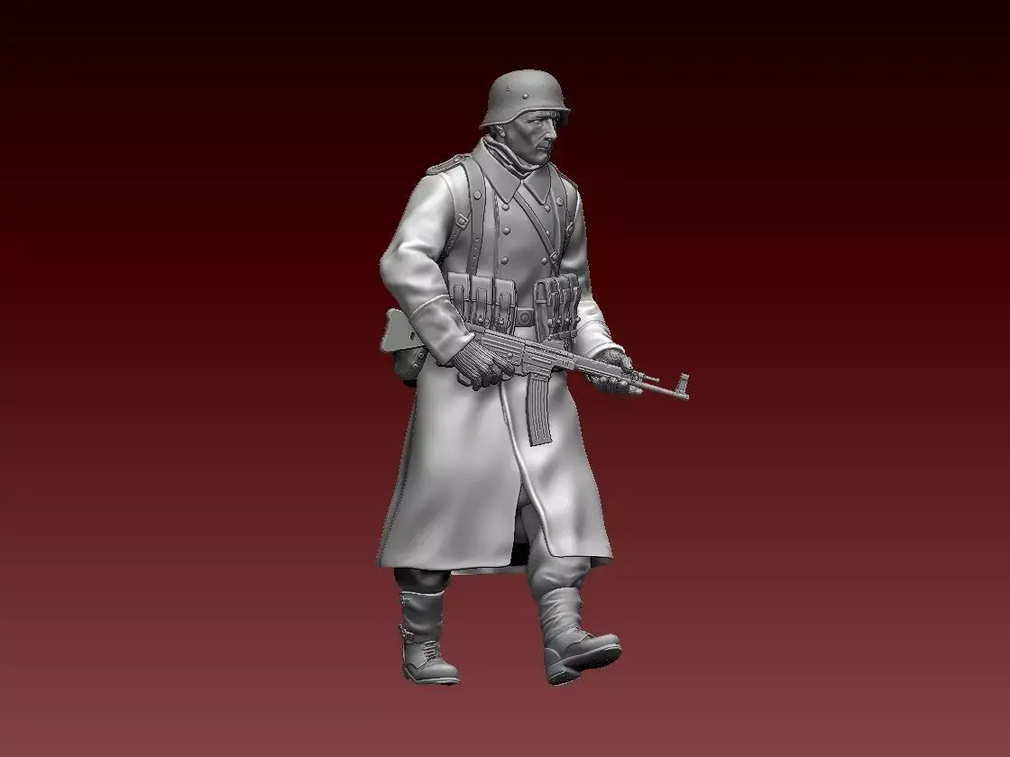German soldier 3D print model 12