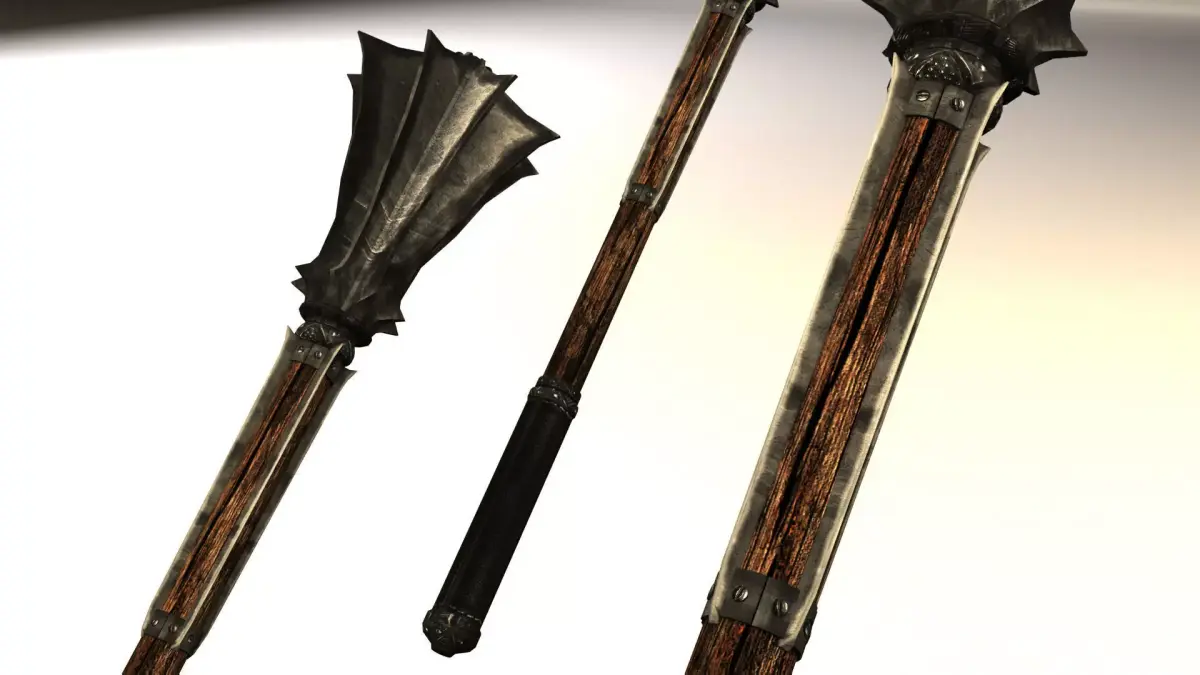 Mace elder scrolls iii wand Low-poly 3D model