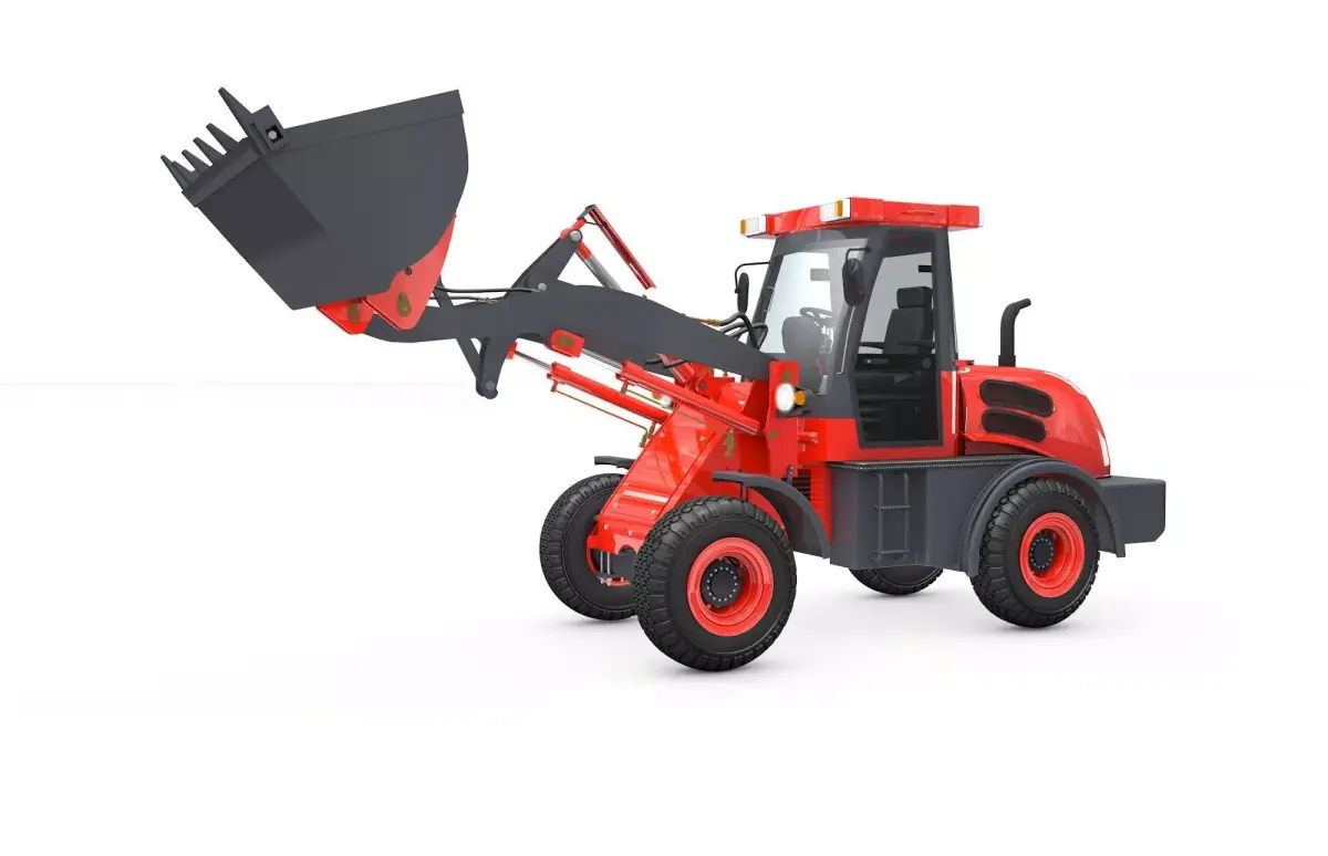 Wheel Loader  Animated 3D model