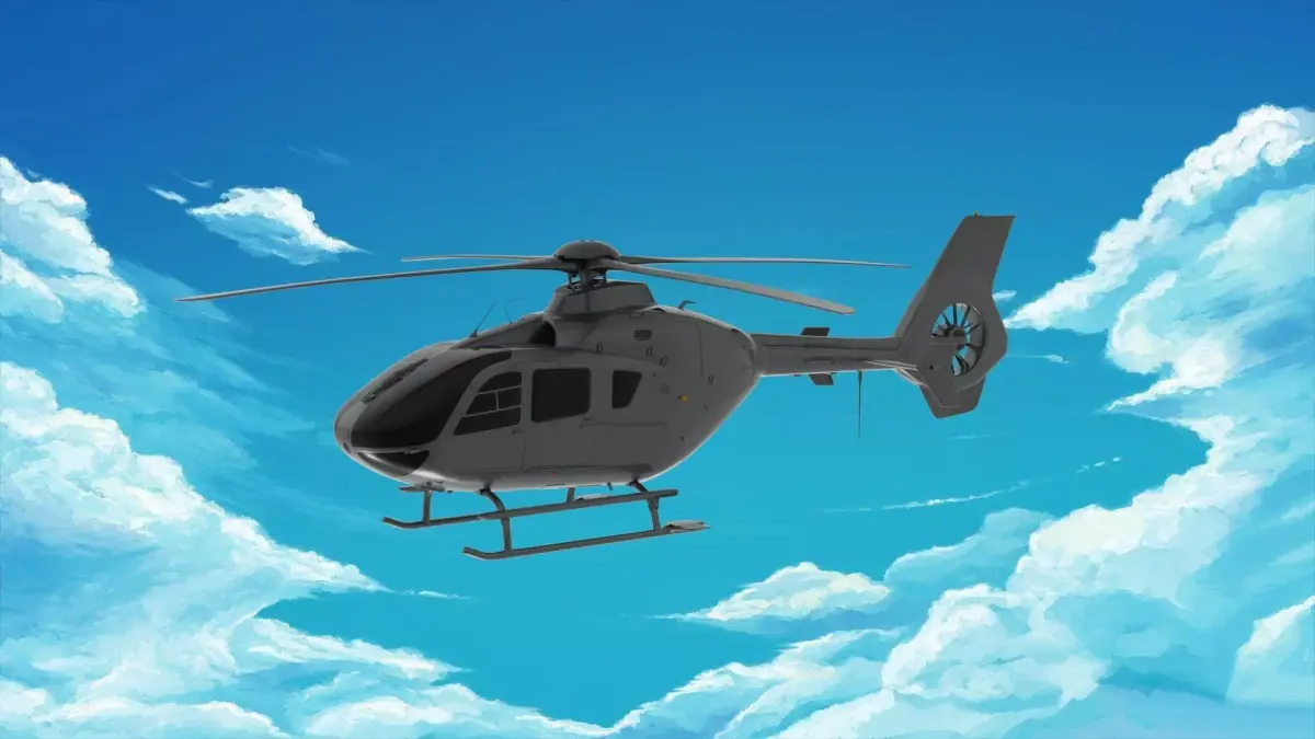 Eurocopter EC135 3D model 2