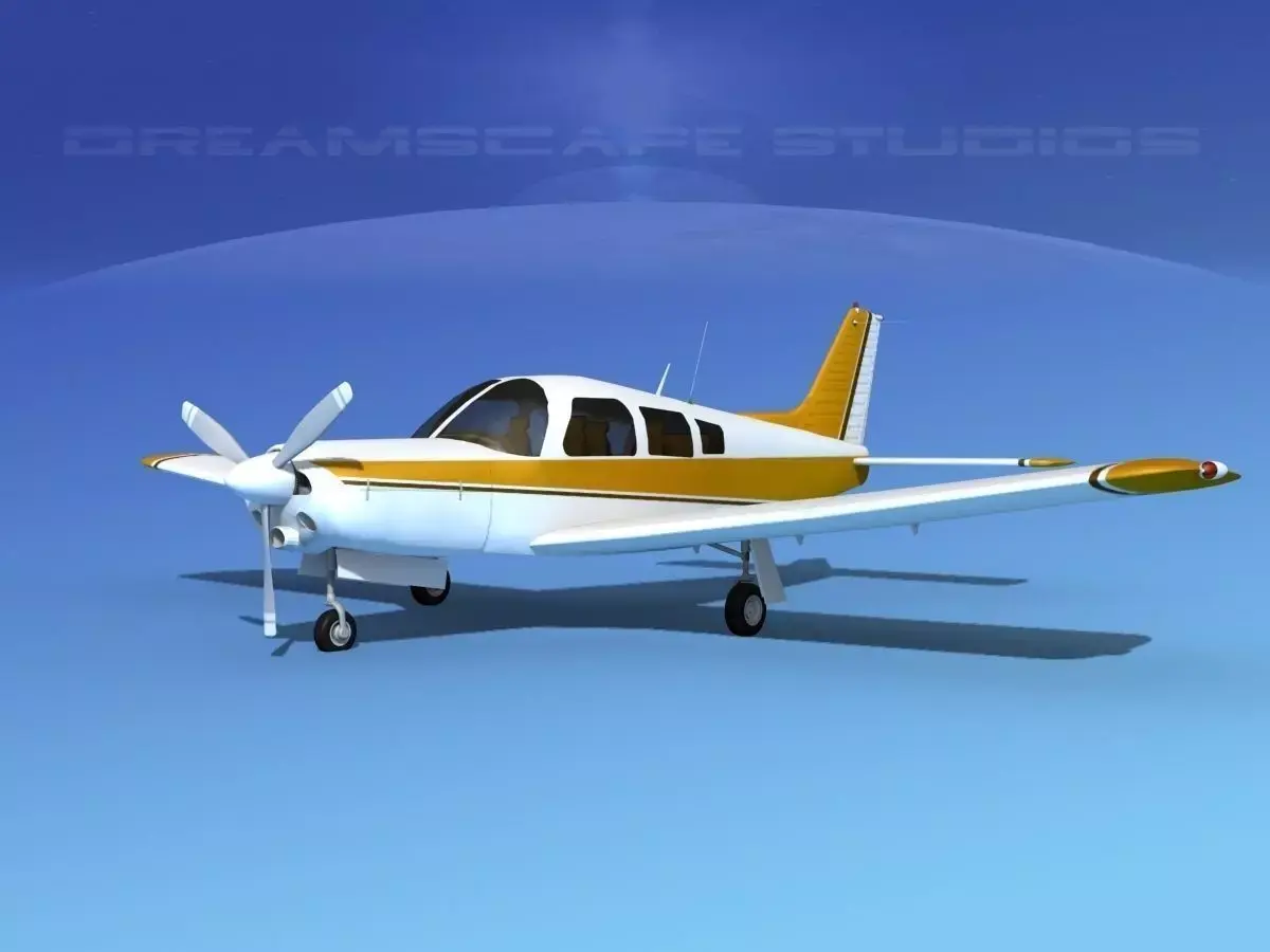 Piper Turbo Arrow 240 V07 3D model