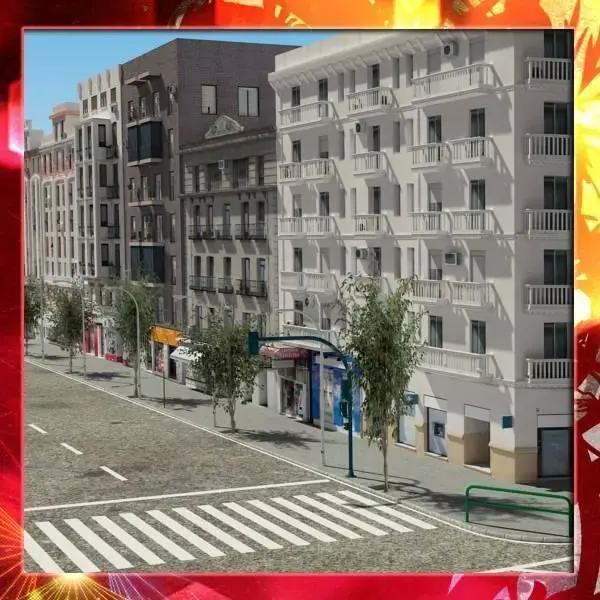 European City Block 01 3D model