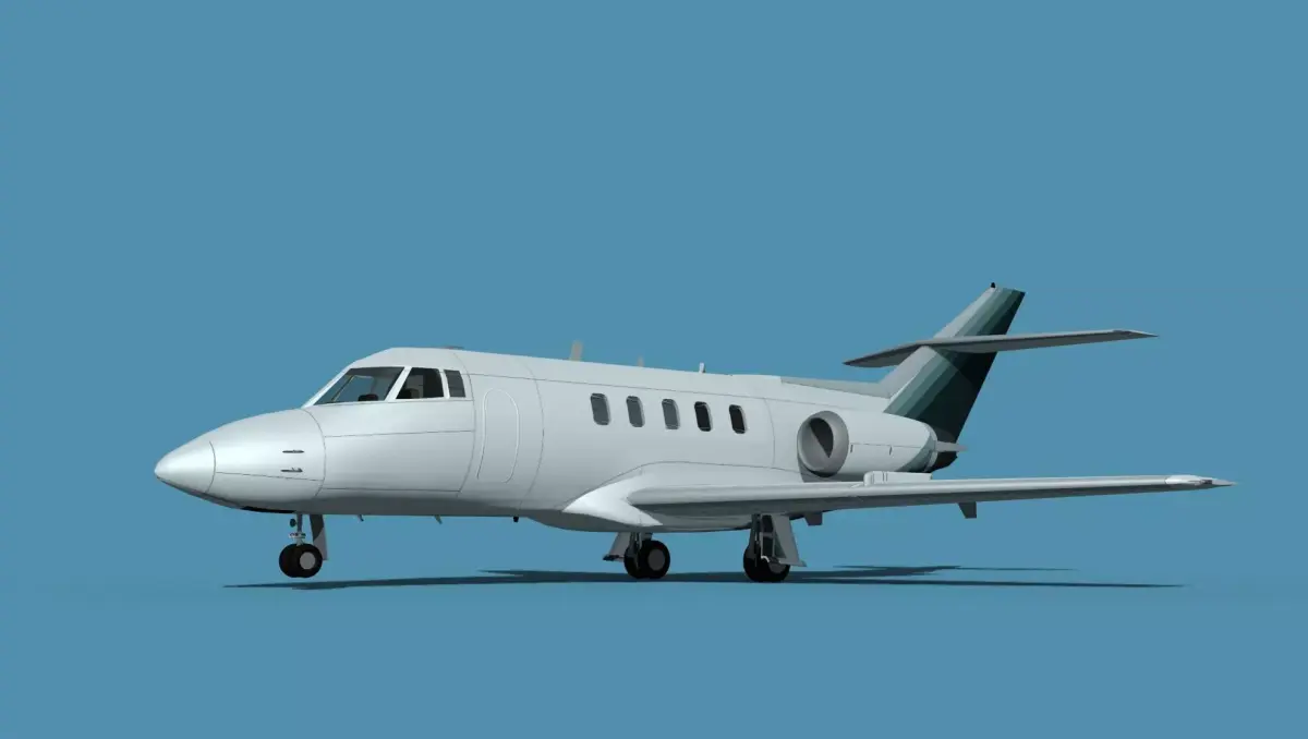 British Aerospace 125 Dominie V08 3D model