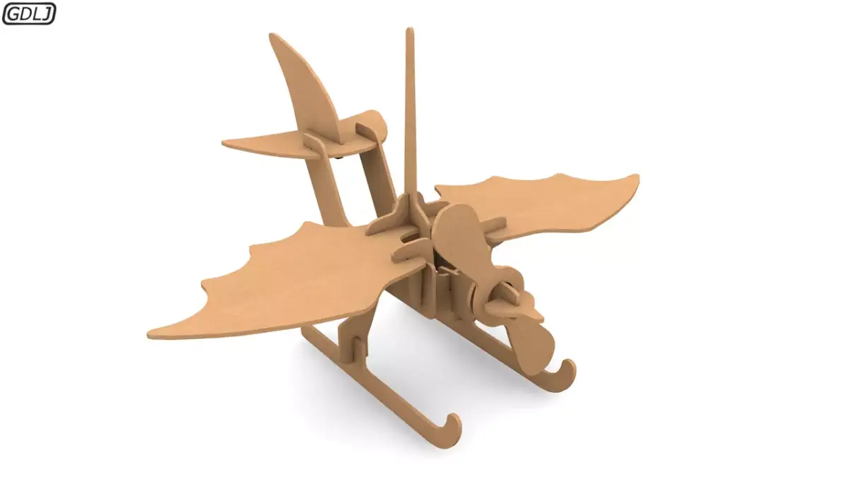Plane-wood CNC 3D print model