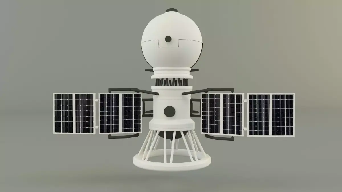 Vega solar system probe 3D model