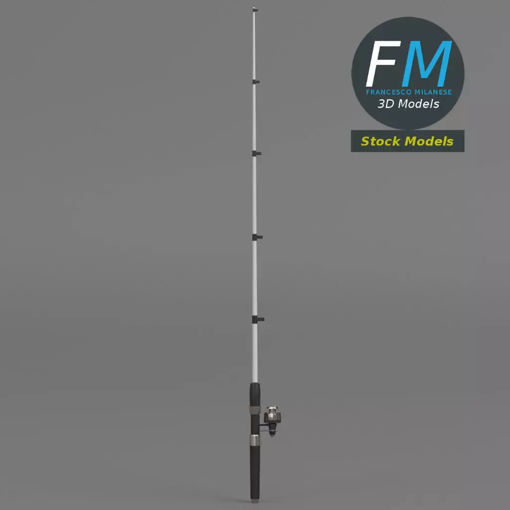 Fishing rod 3D model buy