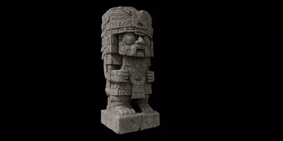 Aztec Tlaloc 3D model