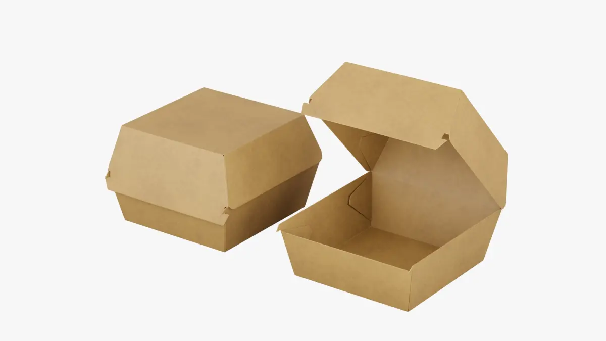 Burger Box 3D model