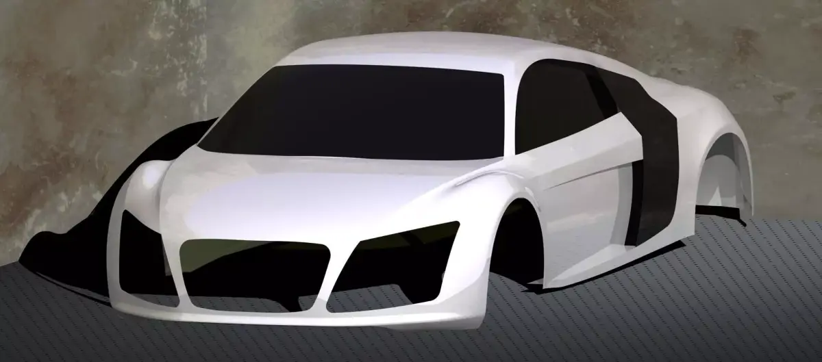 Audi R8 Car Free 3D model purchase
