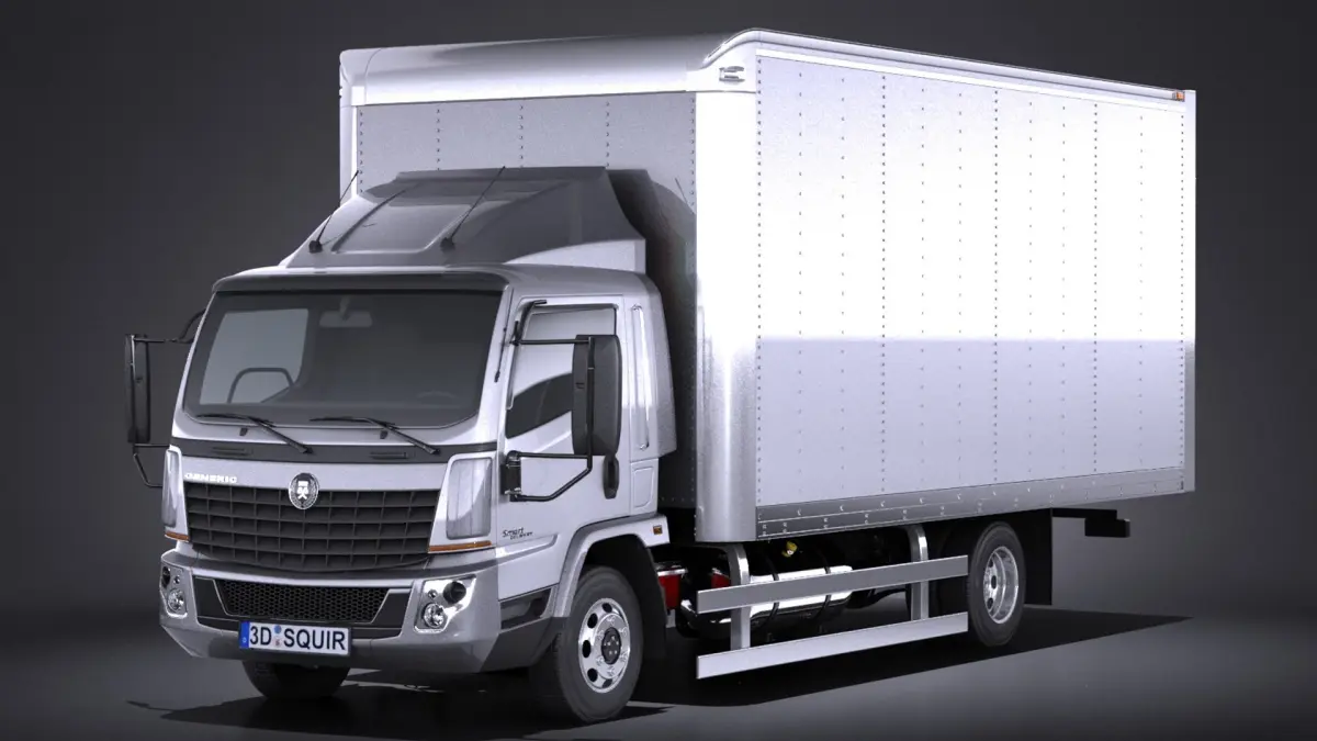 Generic Cargo Truck Mid Size 2016 3D model