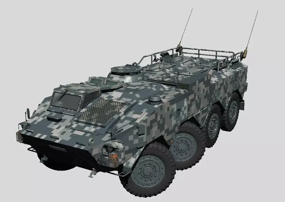 Japan Ground Self Defense Force Type96 Armored Personnel Carrier 3D model