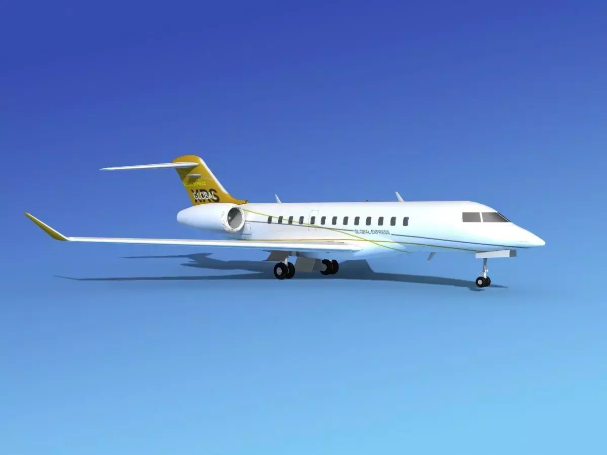 Global Express XRS Business Jet 3D model