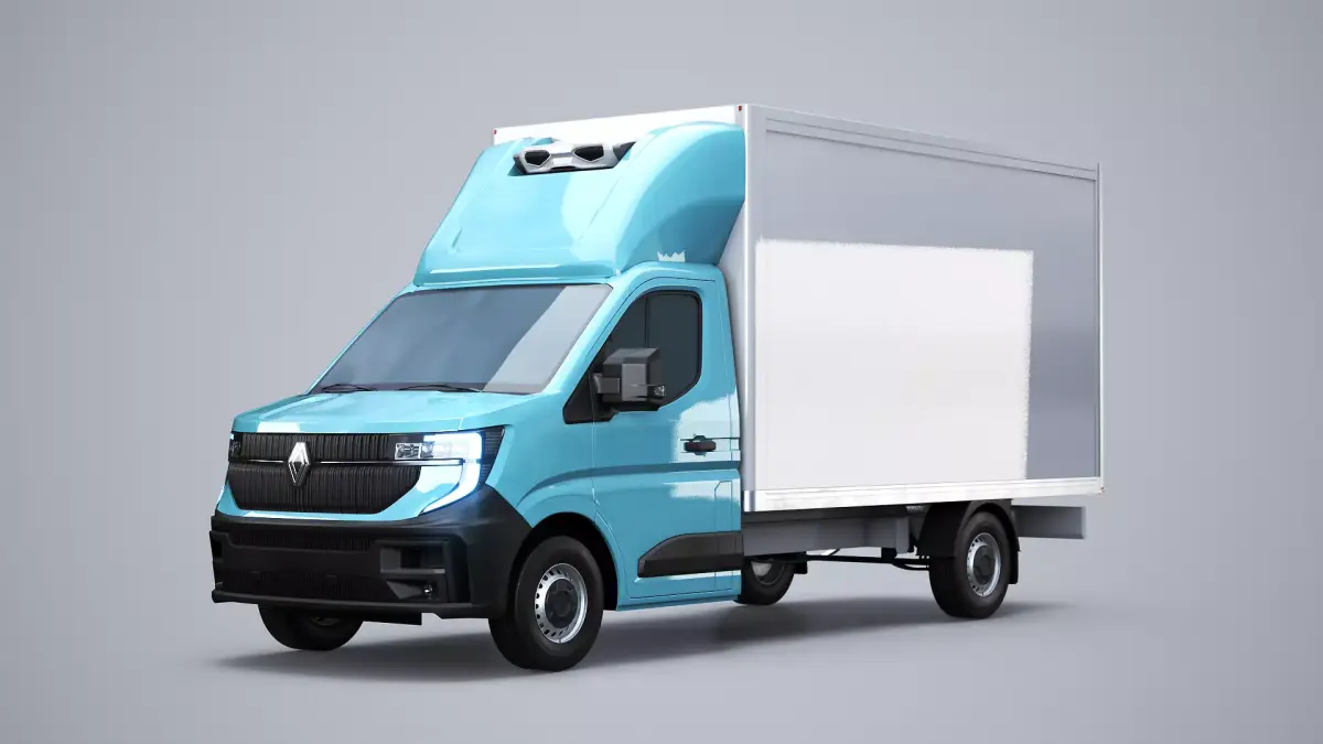 Renault Master 2025 Refrigerated Van - No Interior Low-poly 3D model