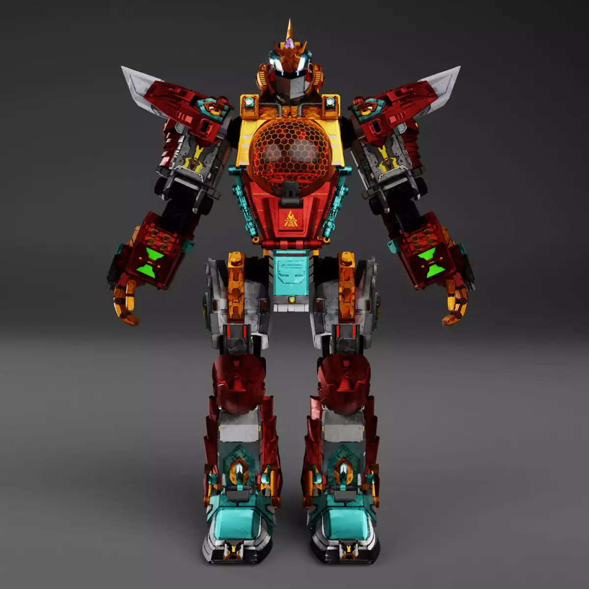 mecha 3D model