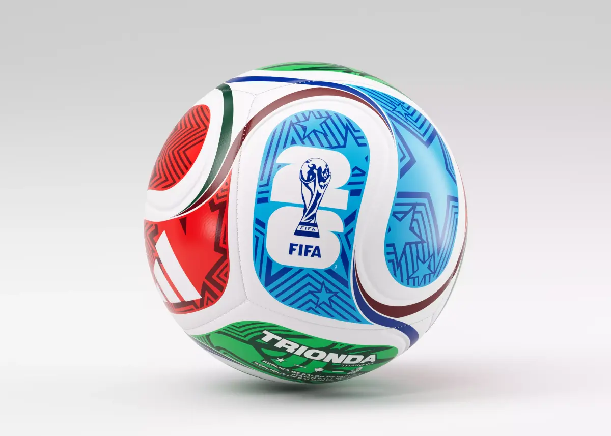 Adidas Trionda 2026 World Cup Soccer Football Training Ball 3D model