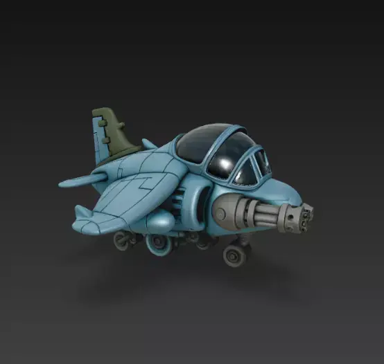 Metal Slug Plane 3D print model