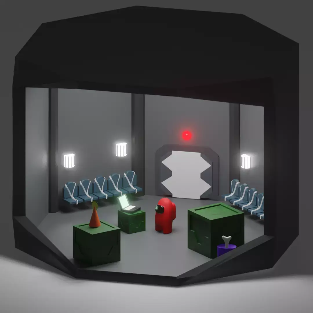 Among us Character model 3D model