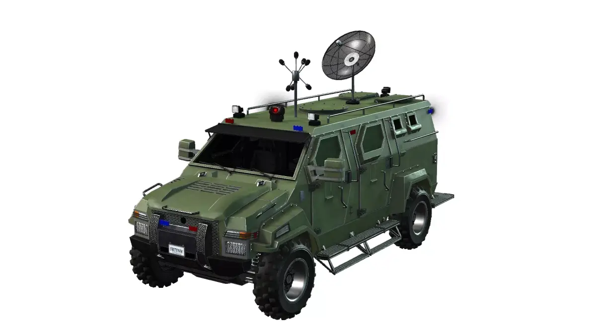 Armored Truck Low-poly 3D model purchase