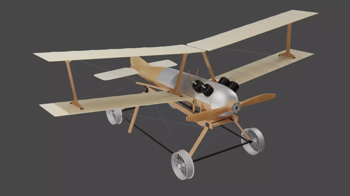 KETTERING BUG - FORERUNNER to the CRUISE MISSILE - 3D model