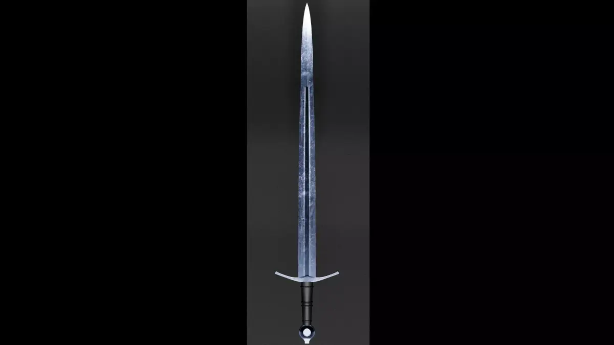 Medieval Knight Sword 3D model