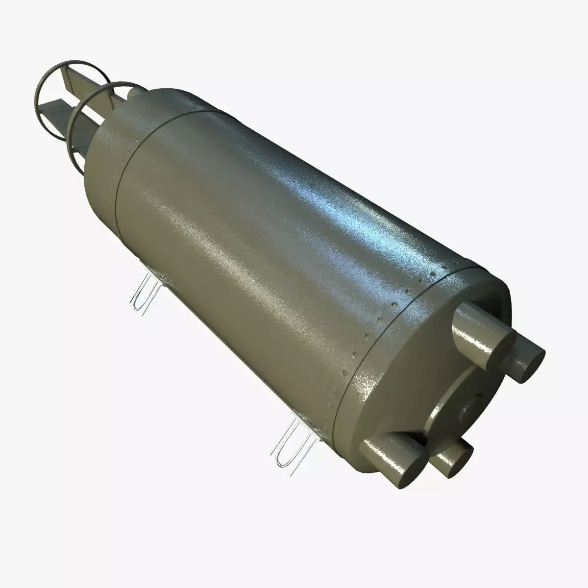 FOAB Bomb Low-poly 3D model