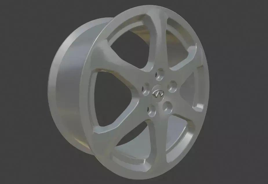 WHEEL BASED on PLATINUM ACURA 3D model